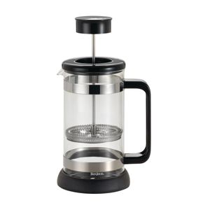 Juego de Prensa Francesa 33.8 onzas/ 8 tazas/ 1L, acero inoxidable con jarra de vidrio templado borosilicato con portavaso y cuchara. Monet, BonJour.