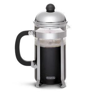 Prensa Francesa 12.7 onzas/ 3 Tazas/ 0.37L, acero inoxidable con jarra de vidrio templado borosilicato. Monet, BonJour.